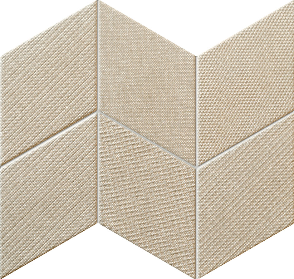 Wall Mosaic House of Tones beige 22,8x29,8x10mm(9"x12")
