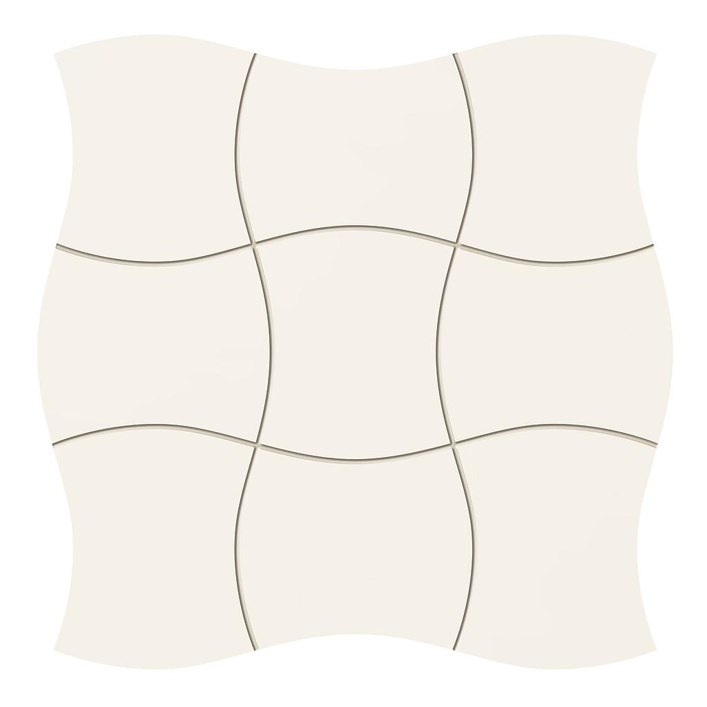Wall Mosaic Royal Place white 29,3x29,3x10mm(1'x1')