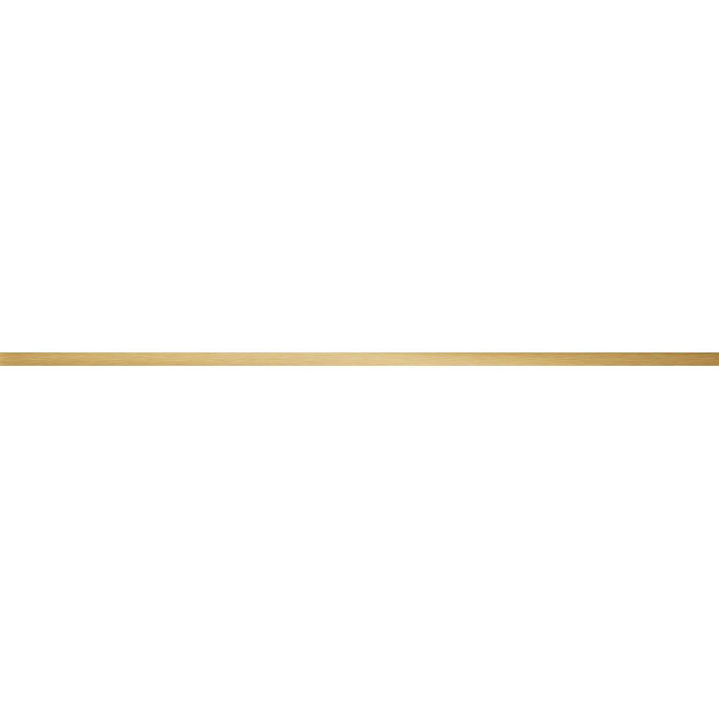 Wall Strip Steel gold 2 119,8x2,3x10mm(0.9"x4')