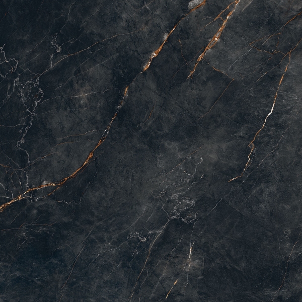 Gres Tile Shinestone black POL 119,8x119,8x6mm (4'x4')