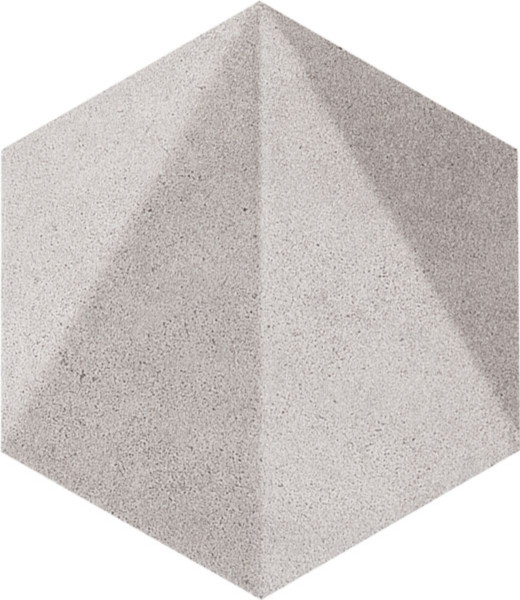 Wall Decor Free Space hex grey STR 11x12,5x13mm(4"x5")