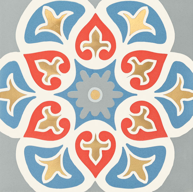 Wall Decor Patch White 22,3x22,3x8mm(9"x9")