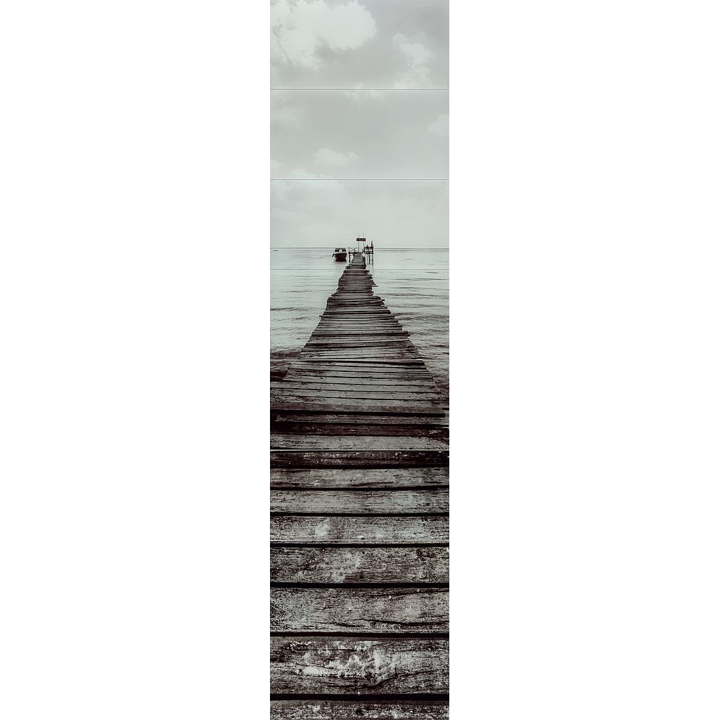 Glass Wall Picture 8-elements Blinds 59,8x239,8x8mm (2'x8')